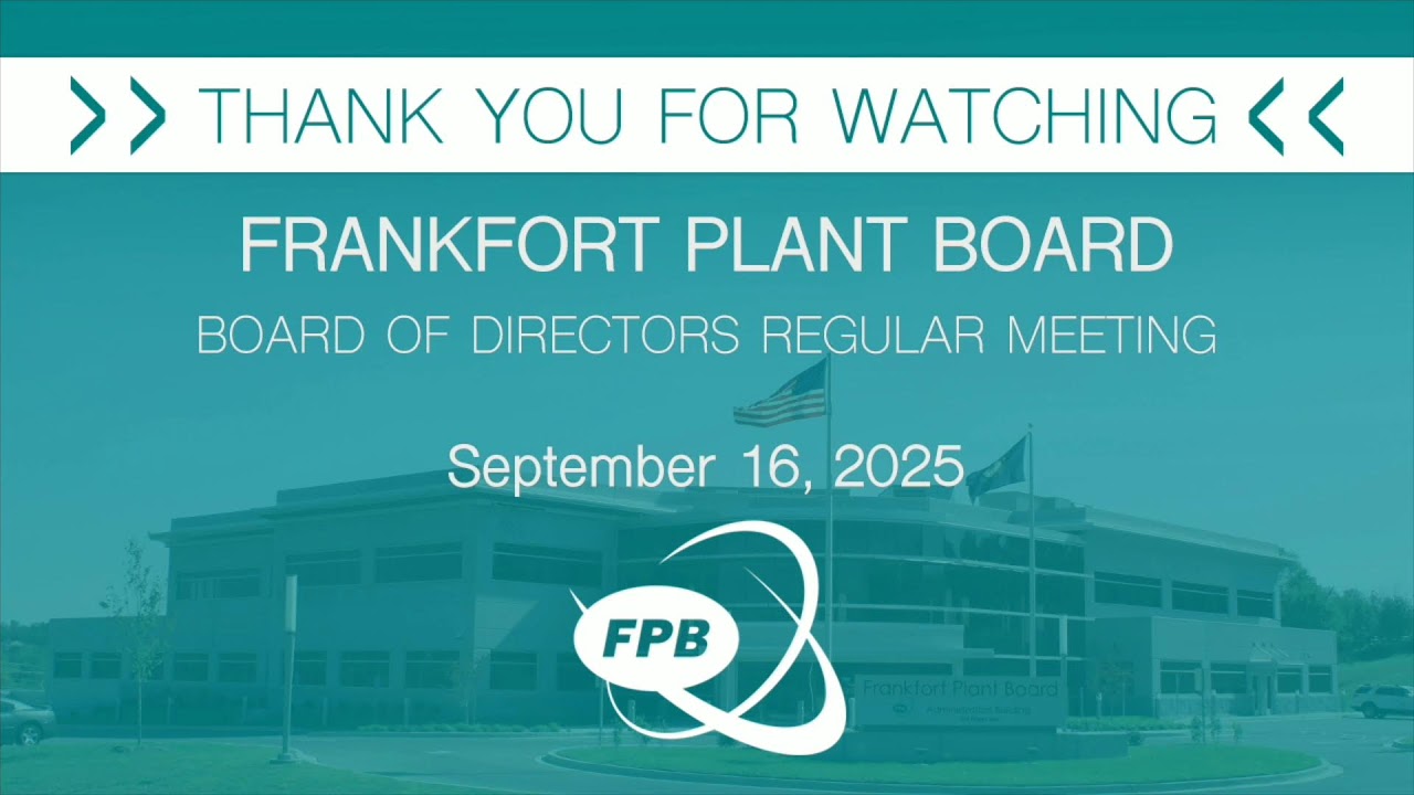 FPB Board Meeting 9/16/2025