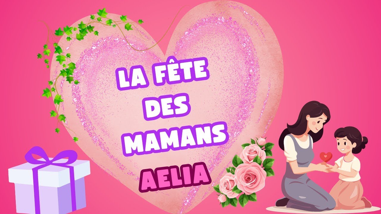 La fête des mamans / fête des mères chanson - je t'aime maman❤️