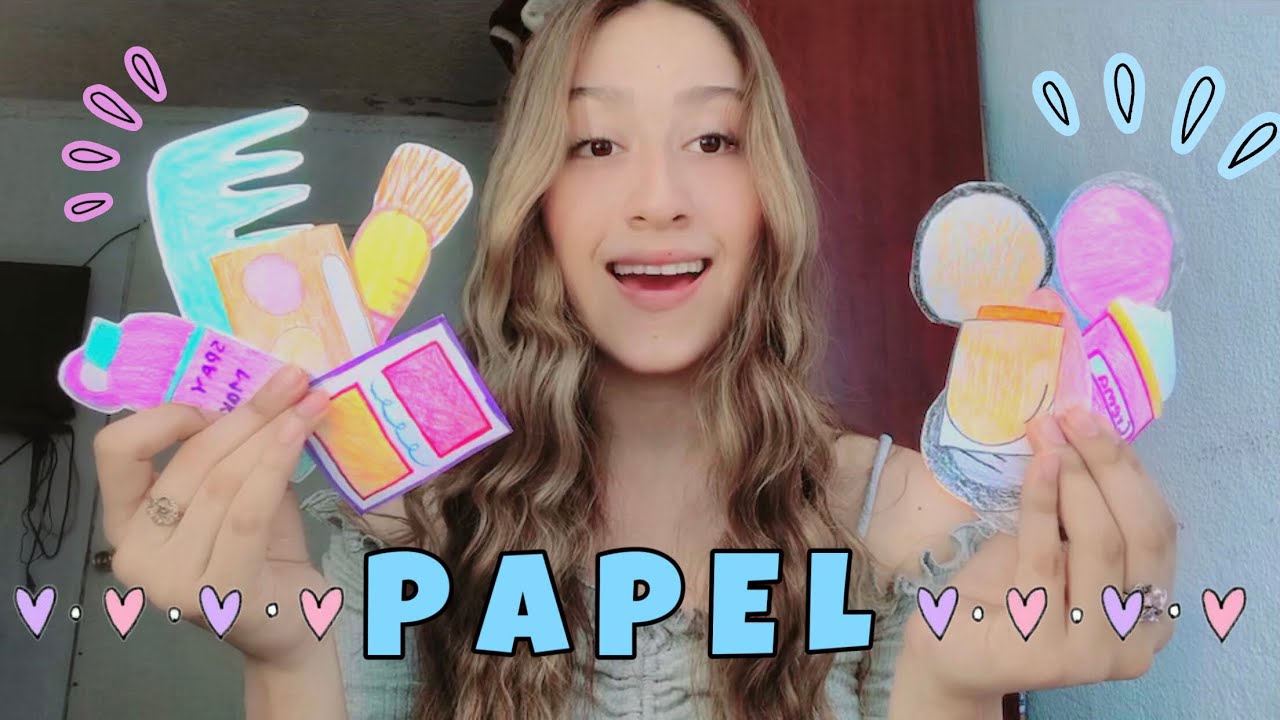TE MAQUILLO CON PAPEL — ♡ ASMR ♡  | Cinthia Asmr