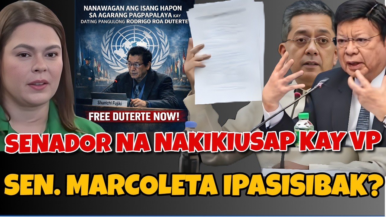 KAPAPASOK LANG! 4 NA SENADOR NA ANG NAKIKI USAP KAY VP SARA SEN. MARCOLETA BALAK PANG IPASIBAK?