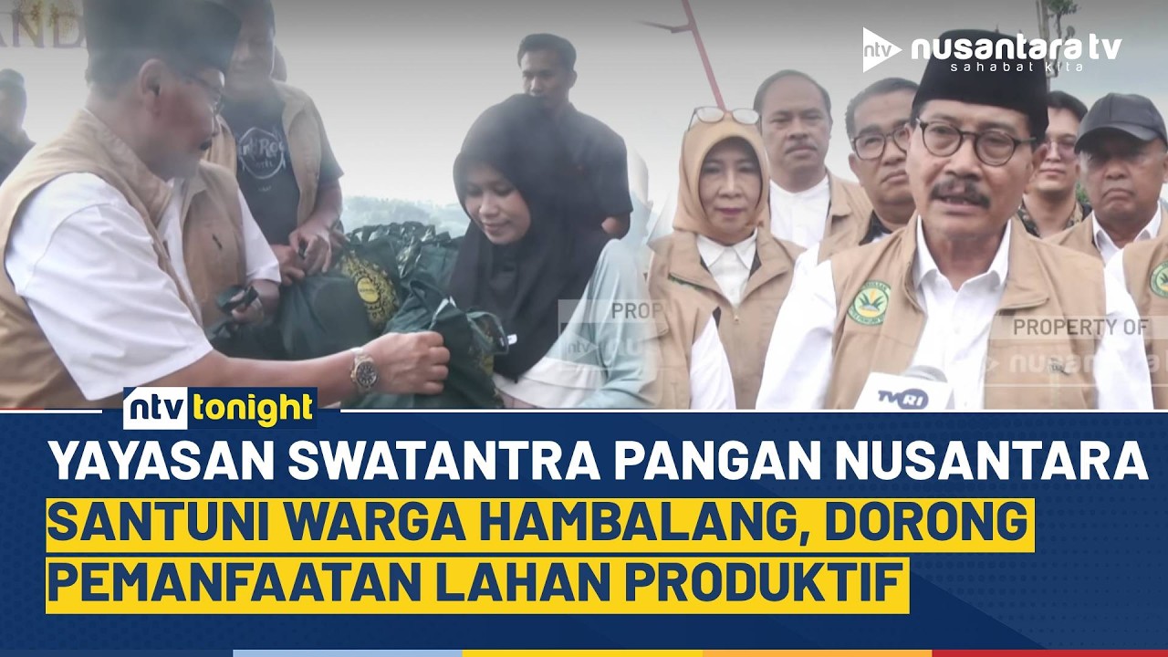 Bantu Warga, Yayasan Swatantra Pangan Nusantara Bagikan Santunan & Sosialisasi Lahan Produktif | NTV
