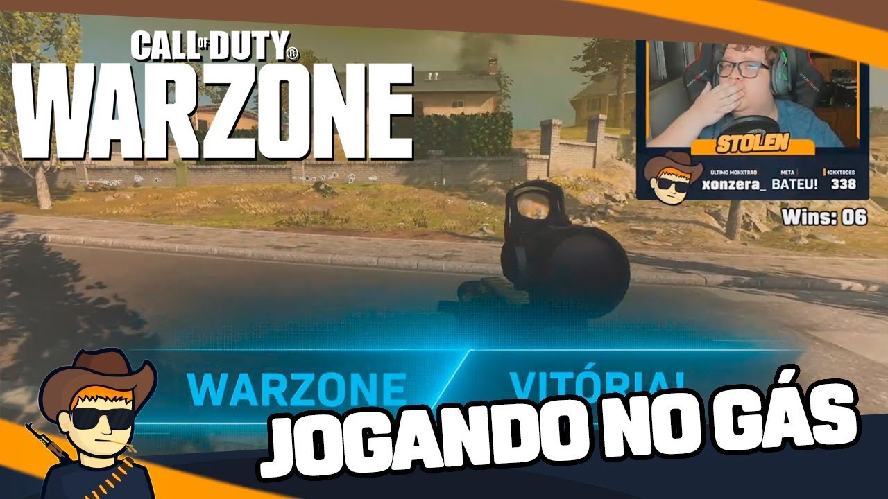 JOGANDO NO G&Aacute;S - COD WARZONE (24 KILLS SQUAD)