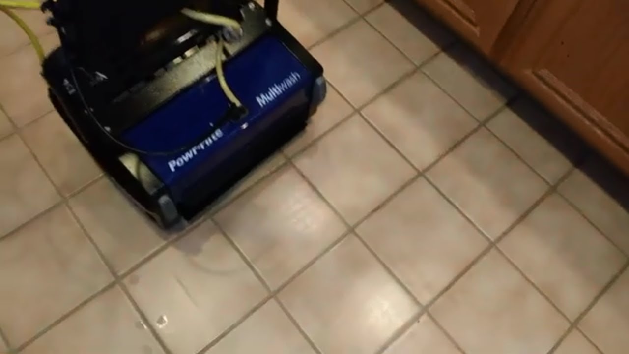Testing my new Powr-flite 14 - multiwash scrubber