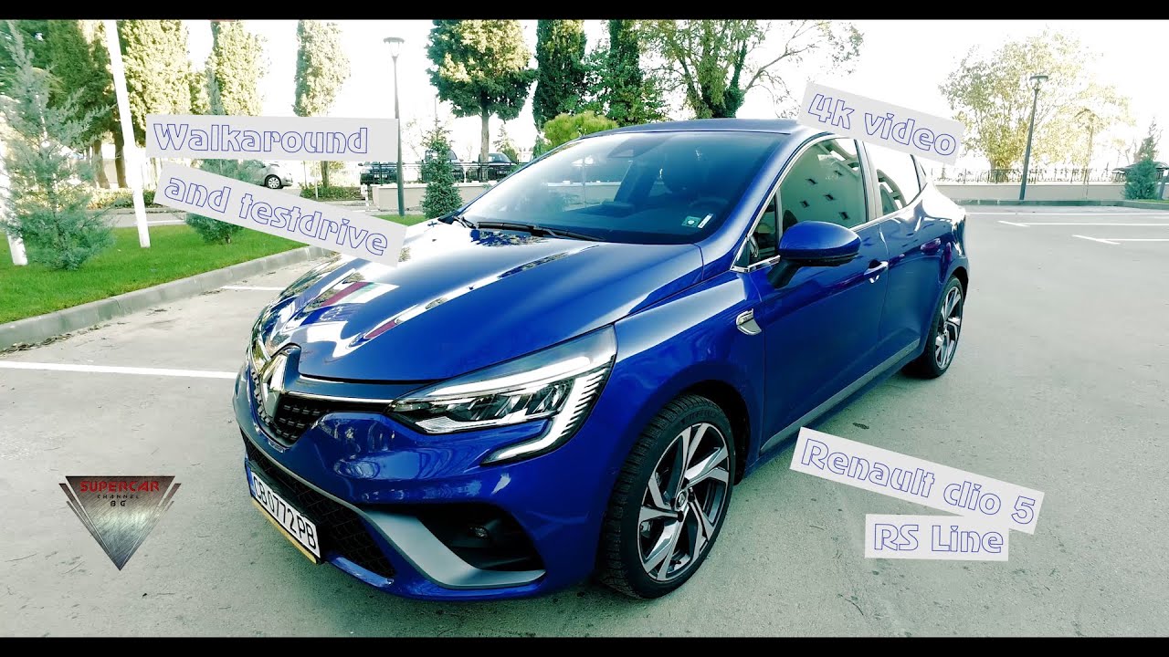 The All New Renault Clio 5 (2019/2020) RS line Walkarond and Short Test Drive Video  Best Clio Ever