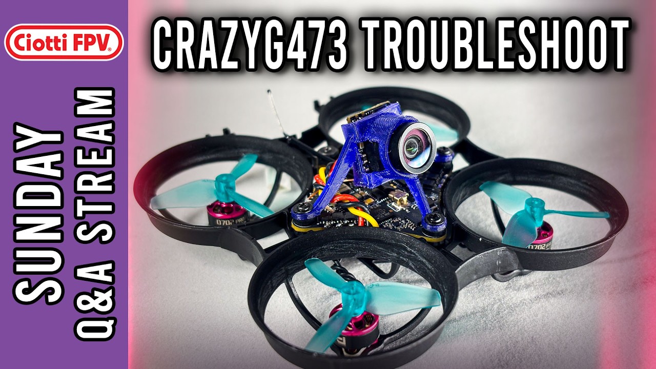 16.8 gram CrazyG473 Motor Troubleshoot FAIL - #6Batteries - Q&A