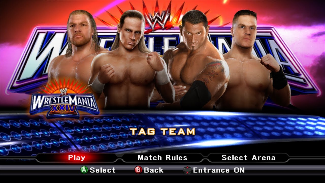 WWE SmackDown vs. RAW 2009 - D-Generation X vs. Batista & John Cena
