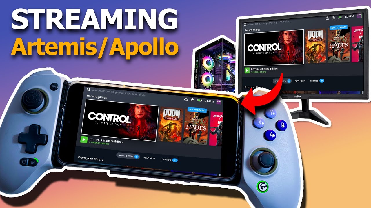 Como fazer Streaming do PC pro ANDROID (Artemis/Apollo)