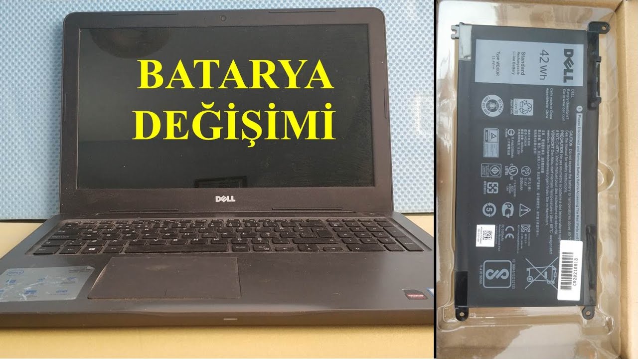 Dizüstü Bilgisayar Sökümü ve Batarya Değişimi (DELL İnspiron 5567)