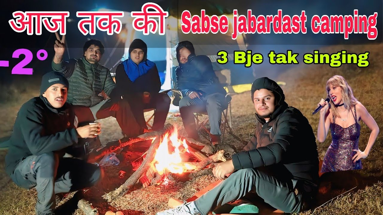Jabardast night camping with friends @UnknownDreamer  | Camping in india | Uk06 Camping couple |