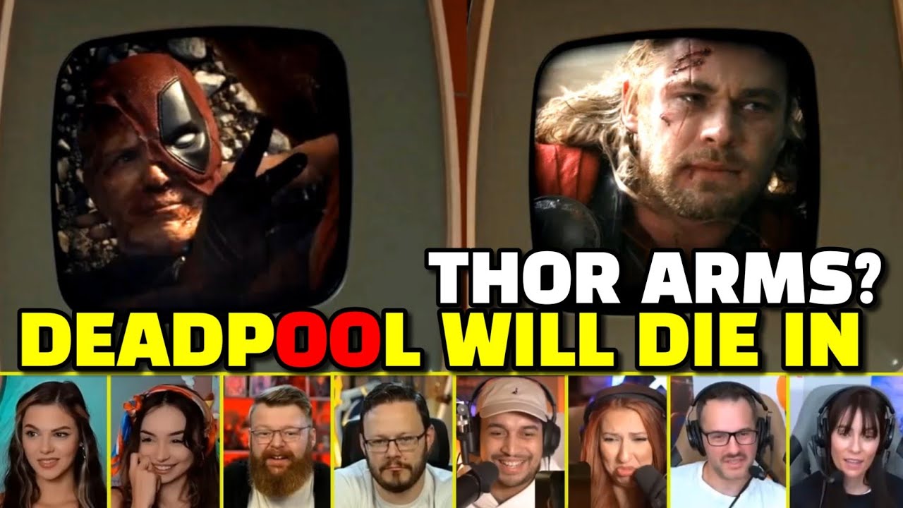Deadpool Death in Thor Arms Scene Reaction Compilation | Deadpool & Wolverine (2024)