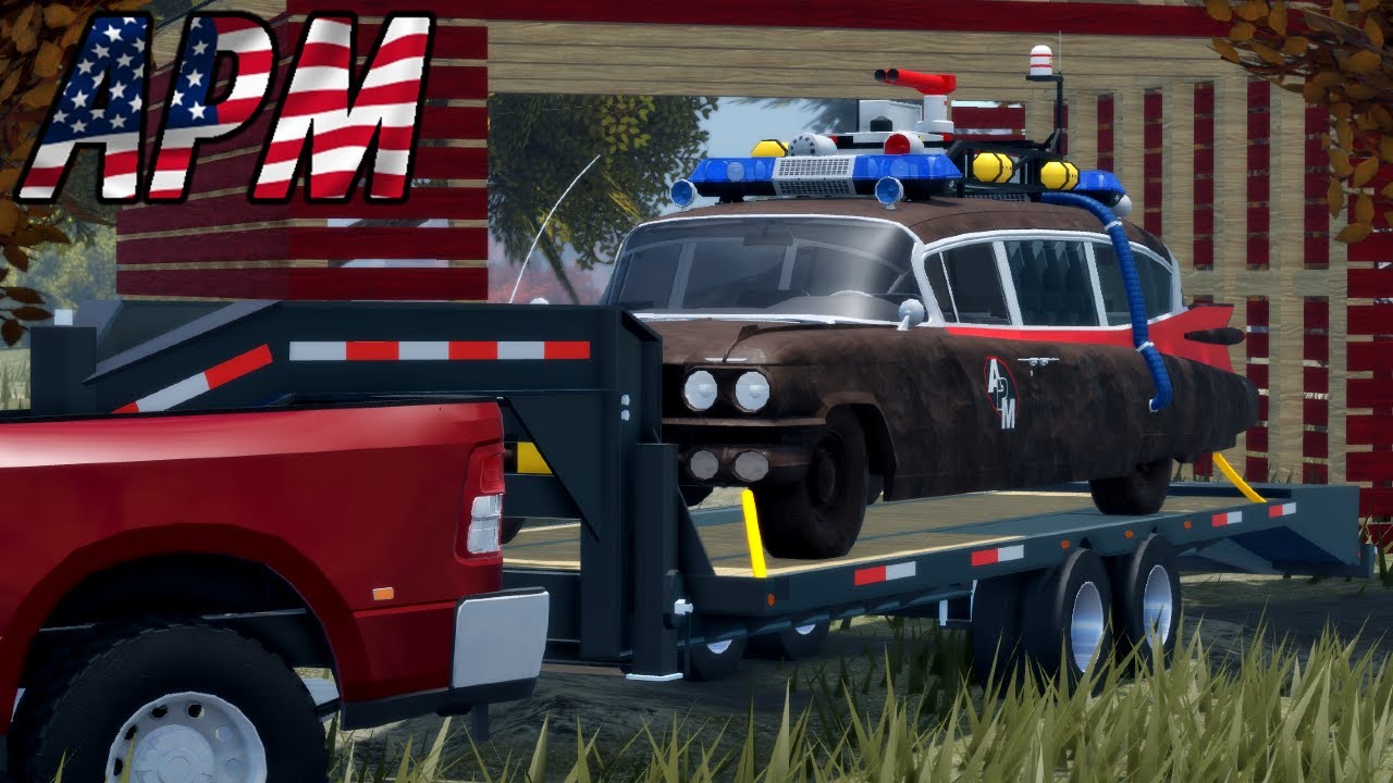 Я купил ЗАБРОШЕННУЮ машину охотников за привидениями в APM! | Roblox American Plains Mudding
