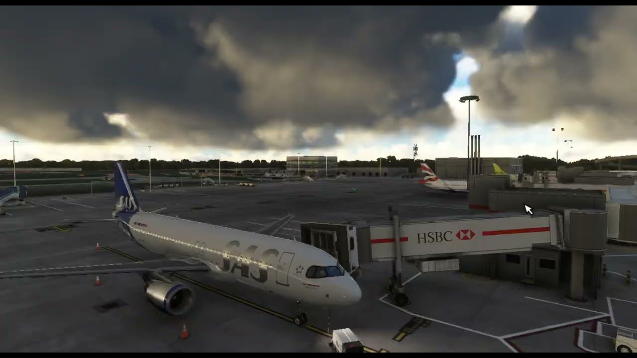 MSFS. Full Inib. Heathrow Fenix A320 arrival. GSX, Accuseason, FSLTL/FSTraffic 100% livetraffic,
