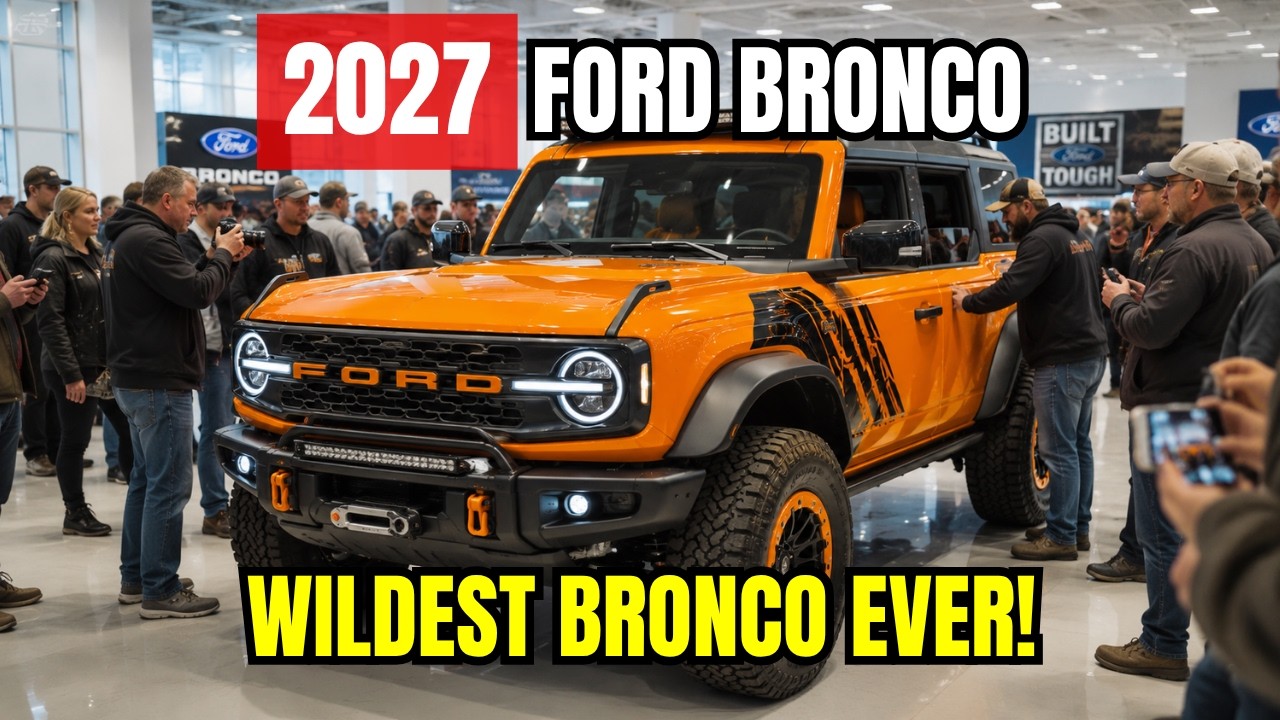 Совершенно новый Ford Bronco 2027 года может перевернуть рынок внедорожников