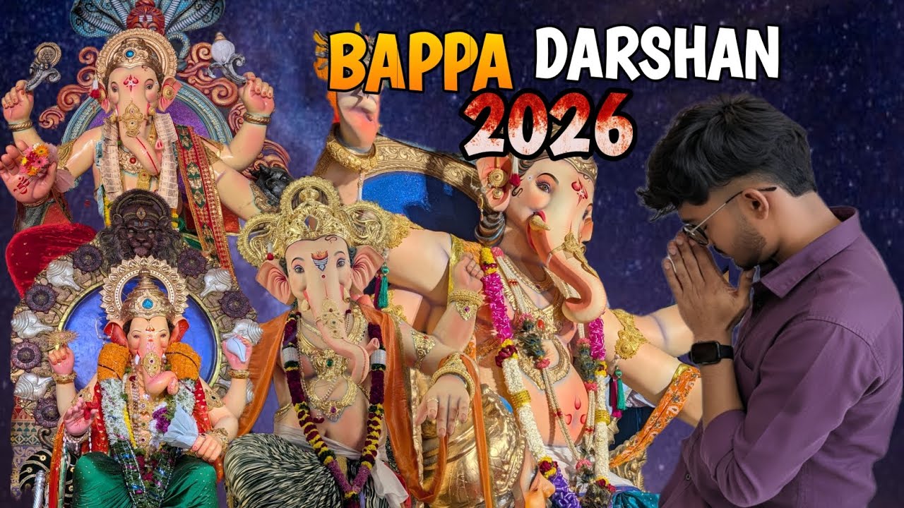 GANPATI BAPPA DARSHAN 2026 | MAGHI GANESHUTSAV 2026😁#bappavibes #ganeshchaturthi 