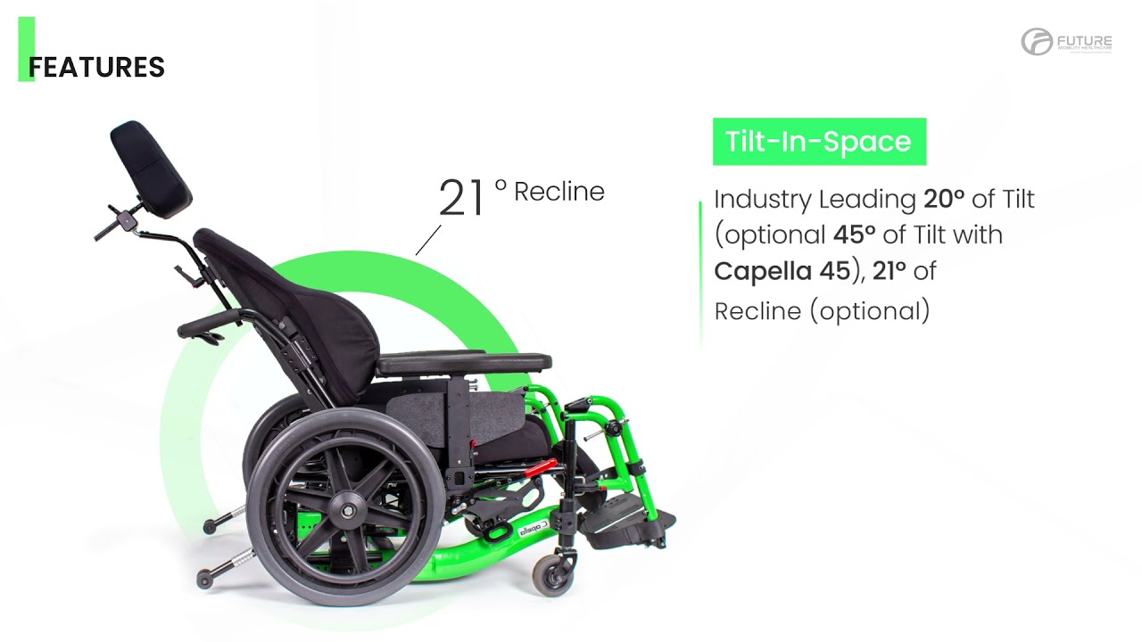 New Wheelchair Tilt 2023 in Space Capella Features and Benefits