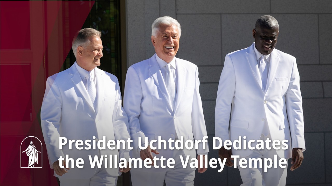 President Uchtdorf Dedicates Willamette Valley Oregon Temple
