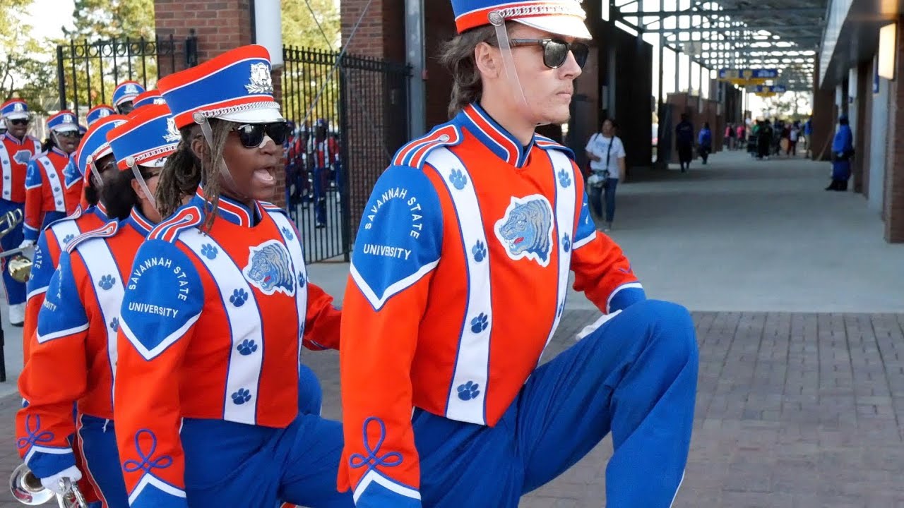 SAVANNAH STATE UNIVERSITY MARCHING-IN vs FVSU 2023
