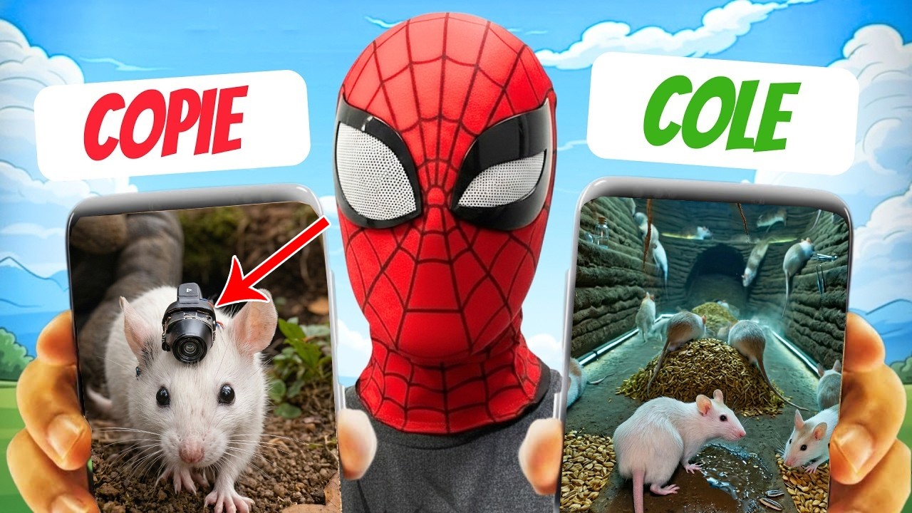 Como eu faço dinheiro com vídeos de micro câmeras em animais com IA estão viralizando ⌛️