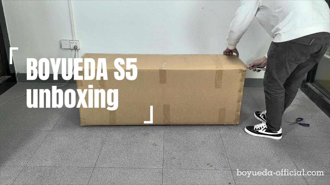 How to assemble? | BOYUEDA S5 E-Scooter unboxing & assemble video