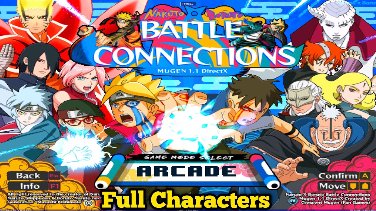 Naruto X Boruto Battle Connections Mugen 1.1 DirectX Game [Android.PC]