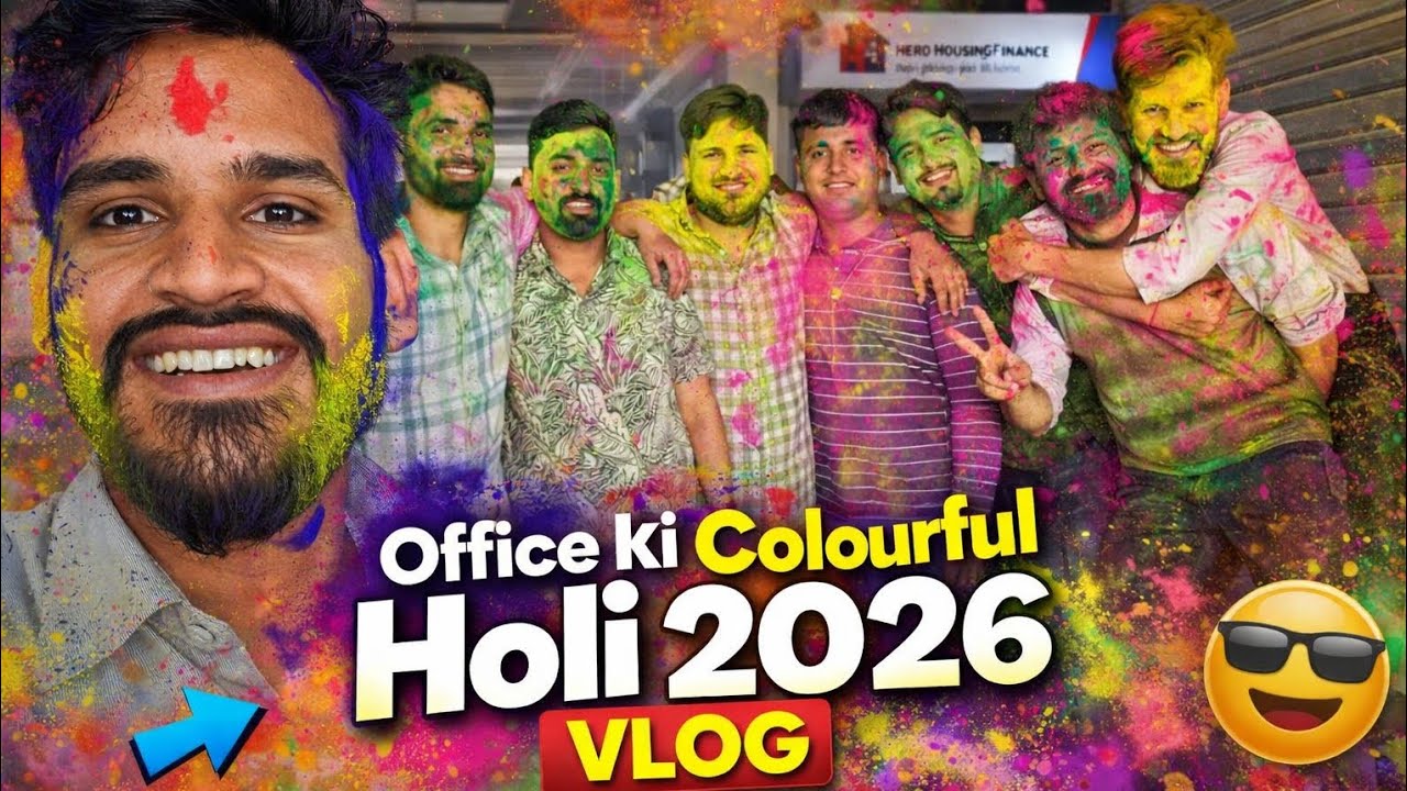 Office Mein Aisi Holi Kabhi Nahi Dekhi 😱 | Colourful Office Holi 2026 @premmachiwal562 