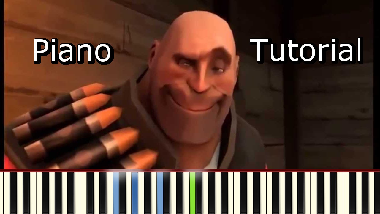 [Heavy's Pizza Song] Piano Tutorial