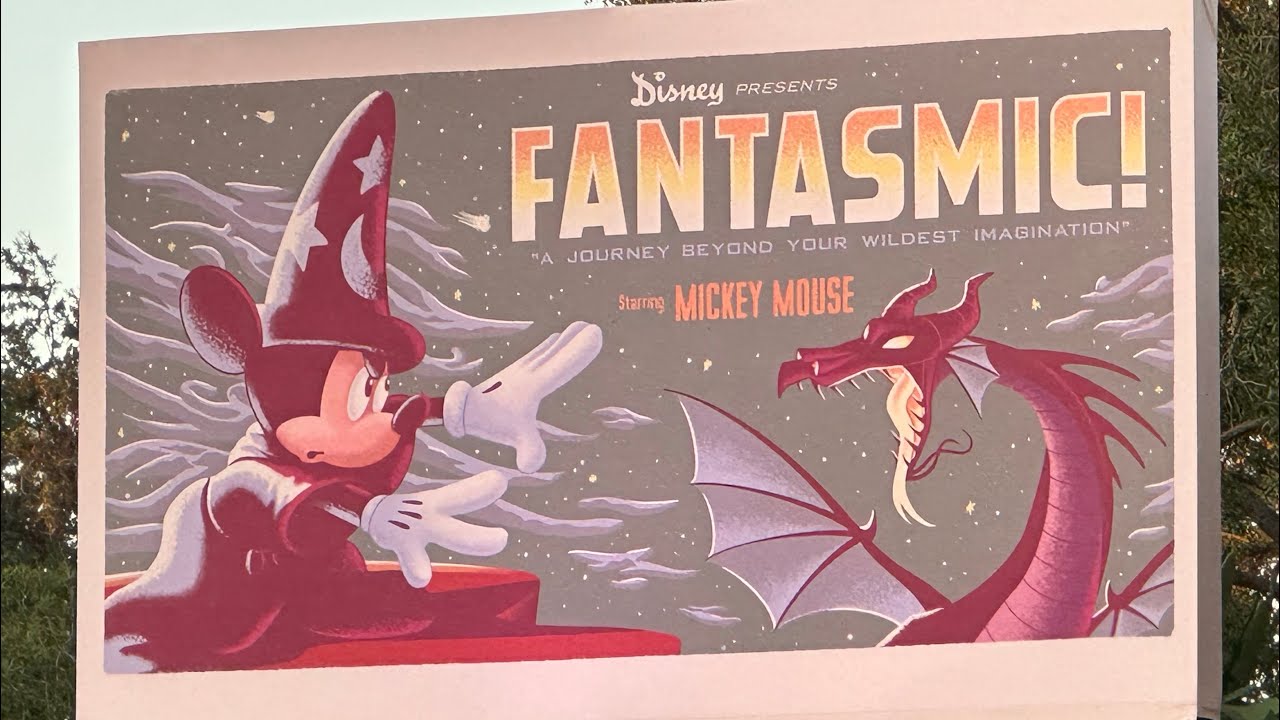 Fantasmic! in Stunning 4K – The BEST Night Show at Hollywood Studios!