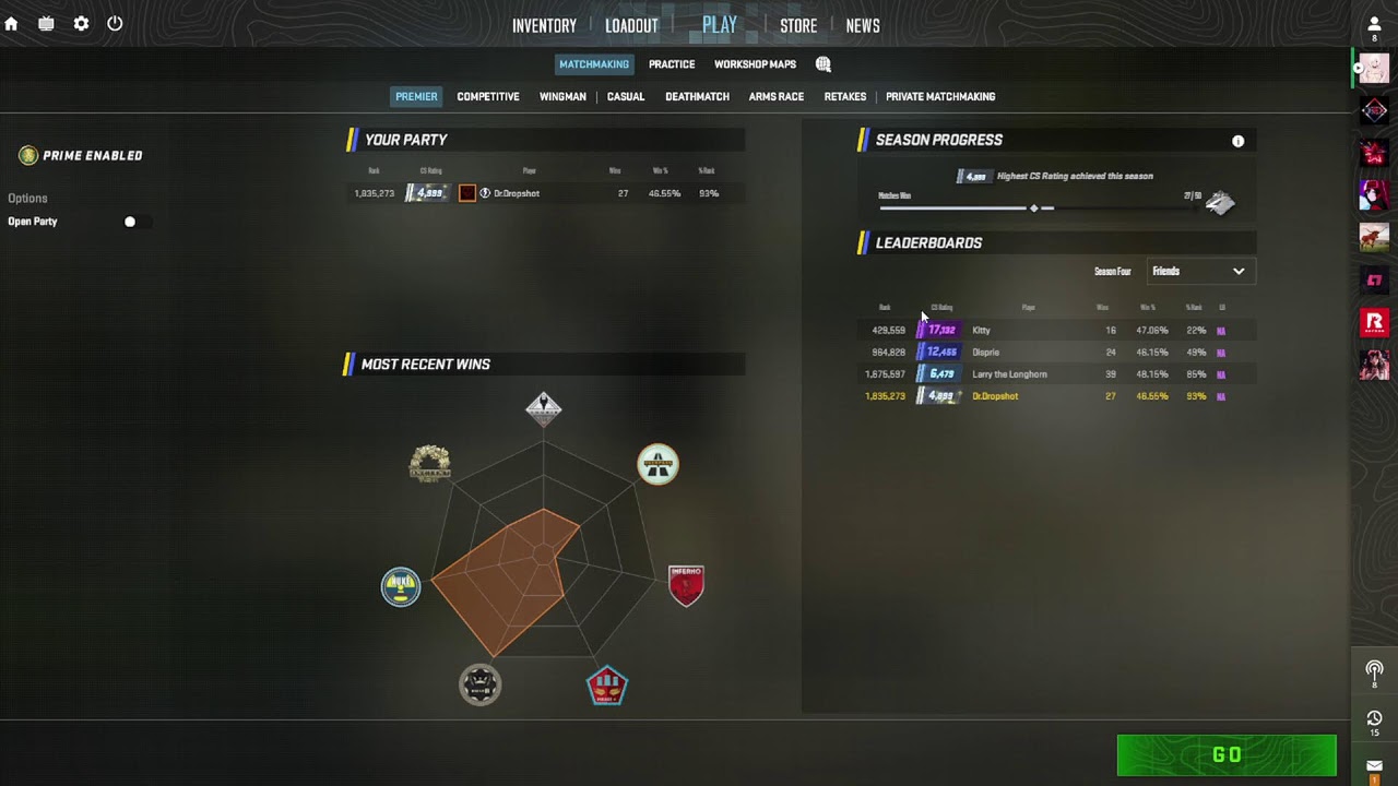 LOW TIER PREMIER!!! COUNTERSTRIKE 2