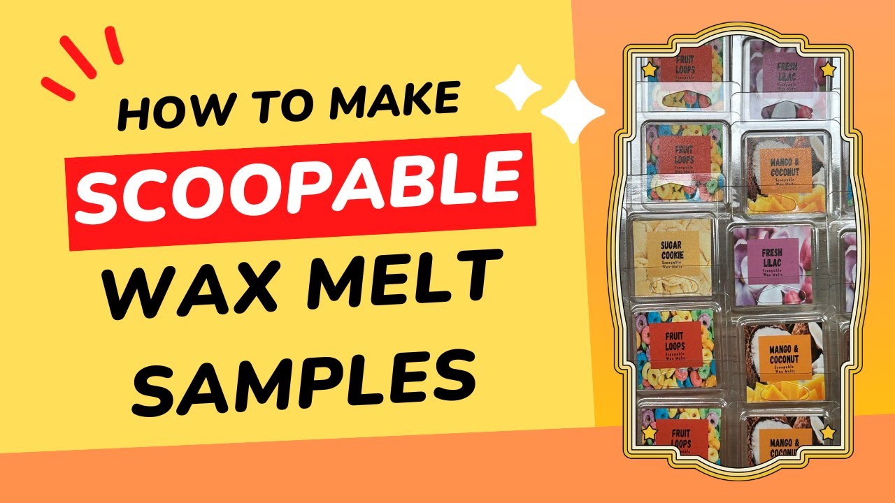 How To Make 1oz Scoopable Wax Melts Samples.