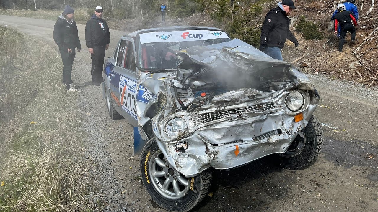 Finska Oy Rallisprint 2025 // BIG CRASH & Action