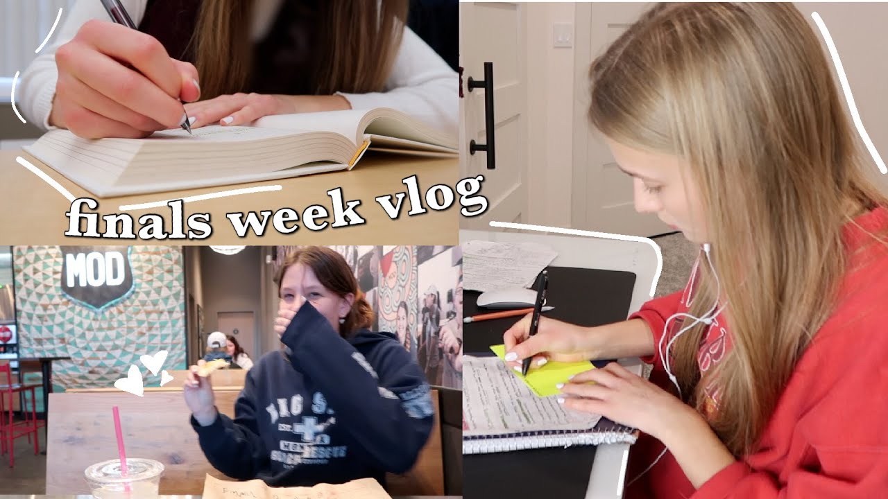 WEEK IN MY LIFE DURING FINALS as a high school junior