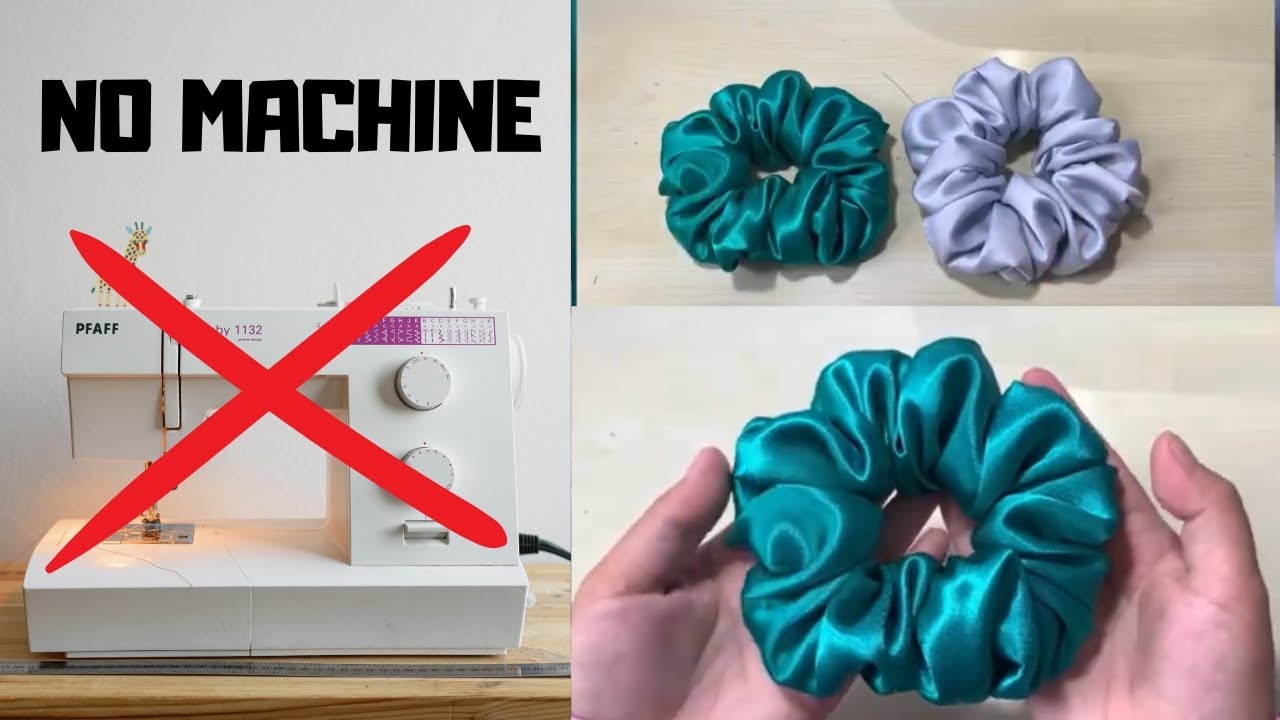 HAND SEW SCRUNCHIES ✅ | Scrunchies hand sewing tutorial easily | DIY Hand Sew Scrunchies