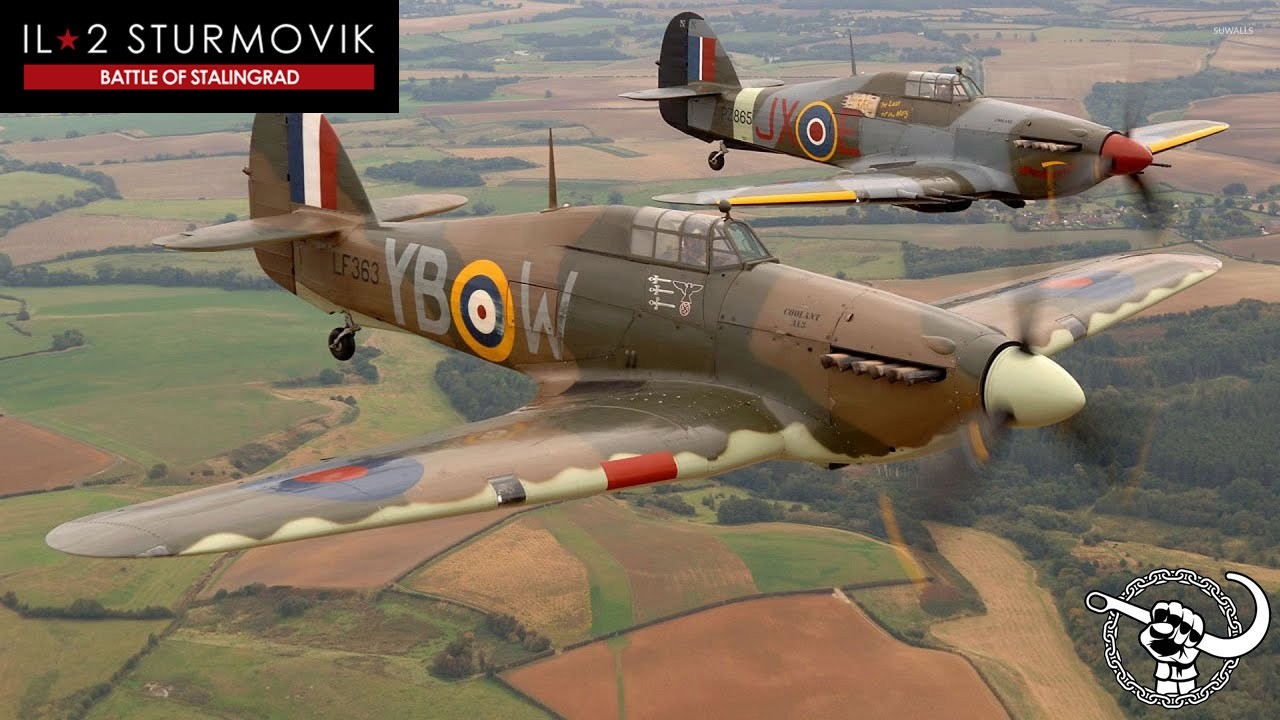 🔴LIVE #40 ⭐IL-2 Sturmovik: Battle of Stalingrad⭐Полетухи на Hurricane Mk.II 🔞🚷