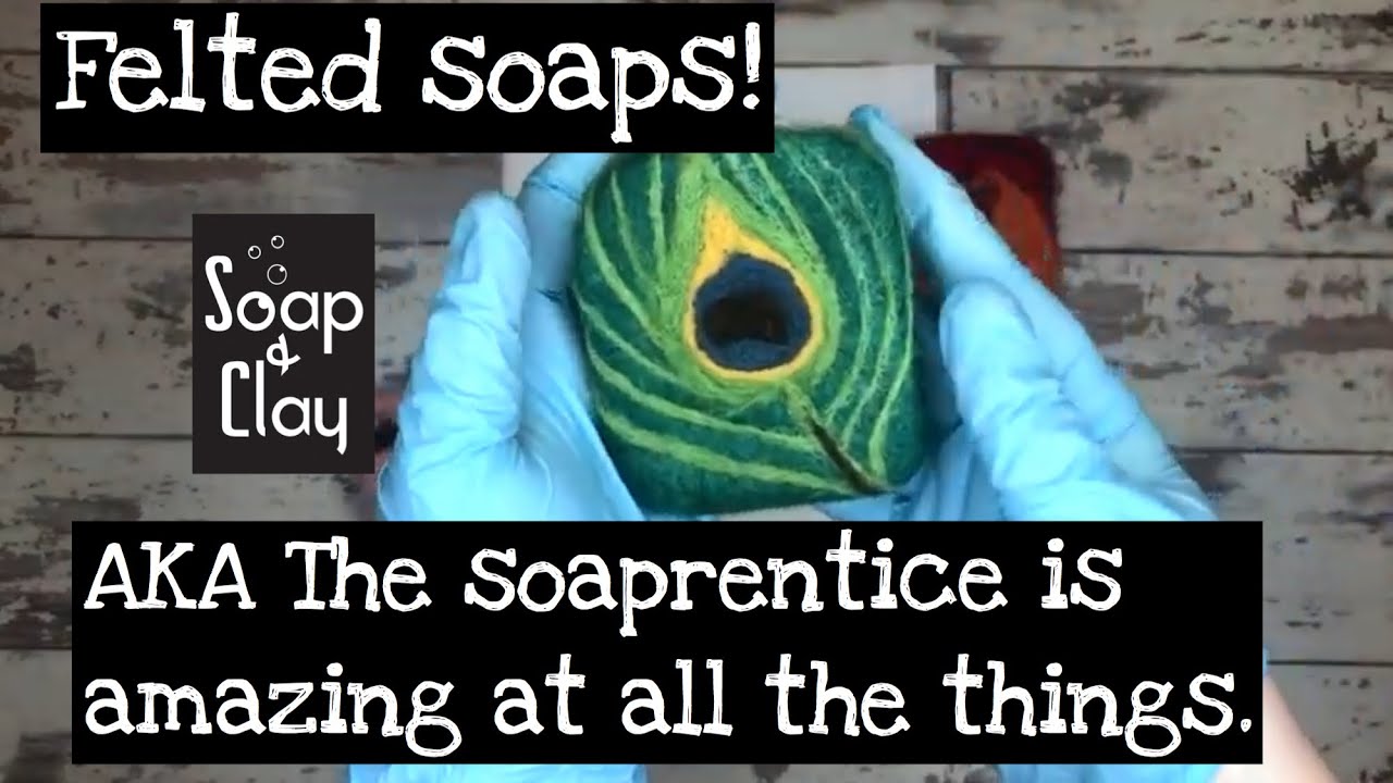 How to make felted soaps | AKA The Soaprentice gets artsy and fixed the bad beer batch | Day 63/365