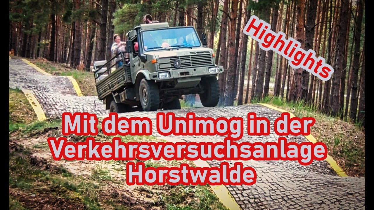 Eine Rundfahrt in der Verkehrsversuchsanlage Horstwalde