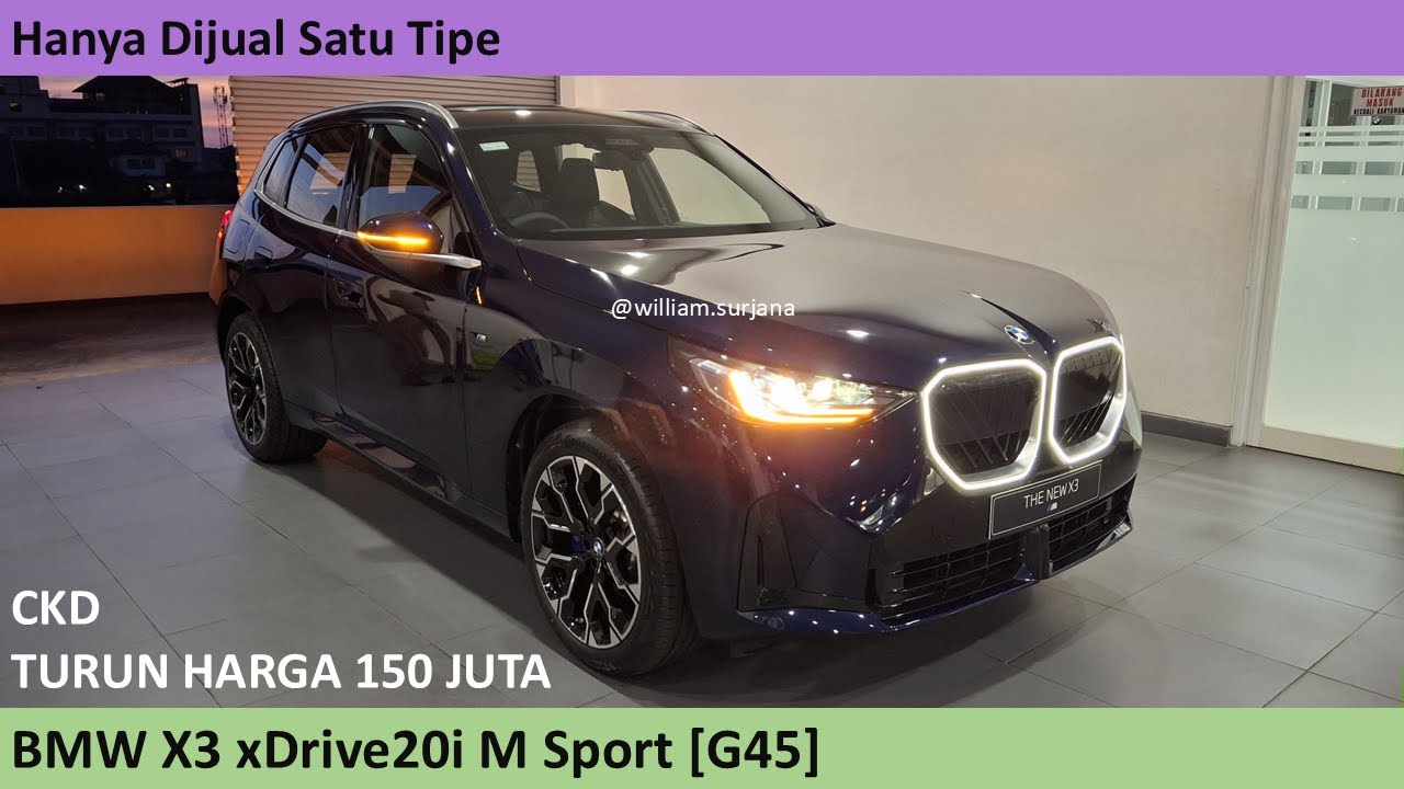 BMW X3 xDrive20i M Sport CKD [G45] review - Indonesia