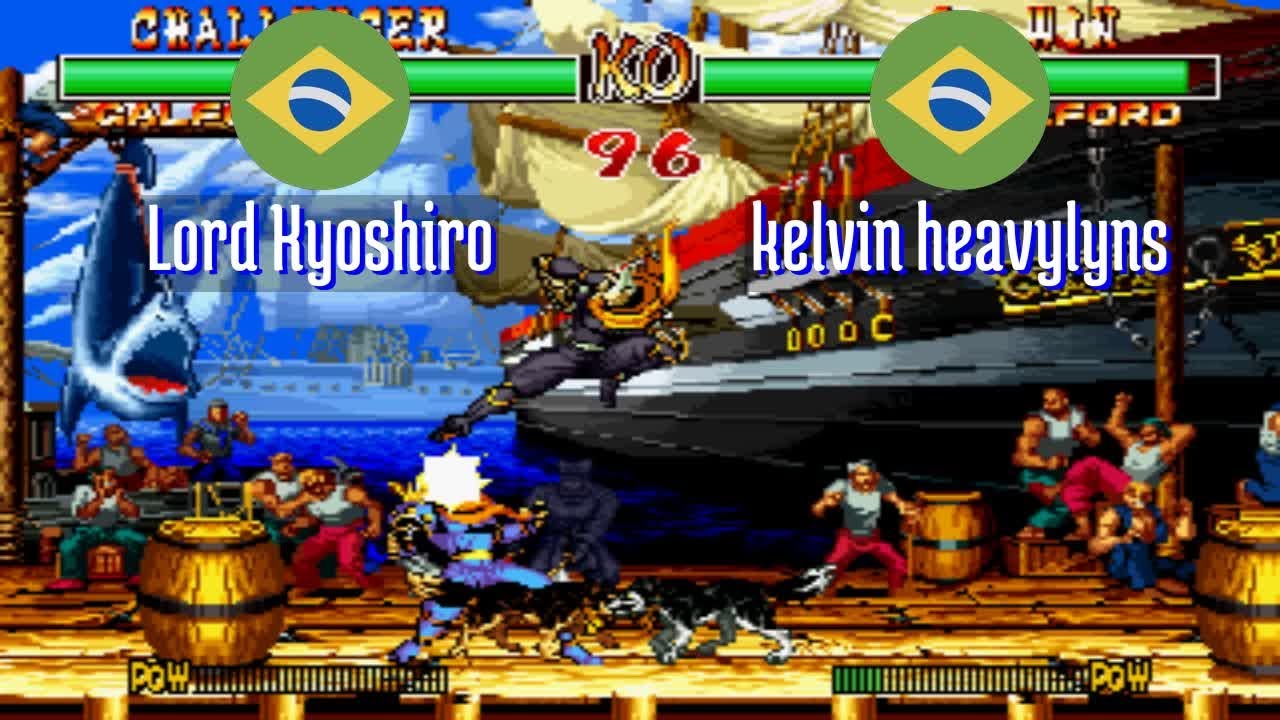 FT5 @samsho2: Lord Kyoshiro (BR) vs kelvin heavylyns (BR) [Samurai Shodown II Fightcade] Dec 24