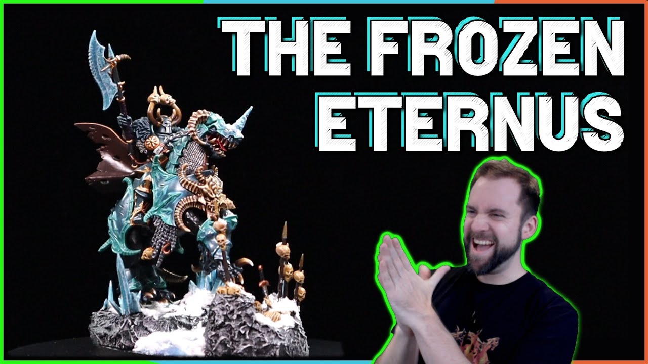 Painting Eternus in a FROST theme - Painting my general for a competition [Army on Parade #3]
