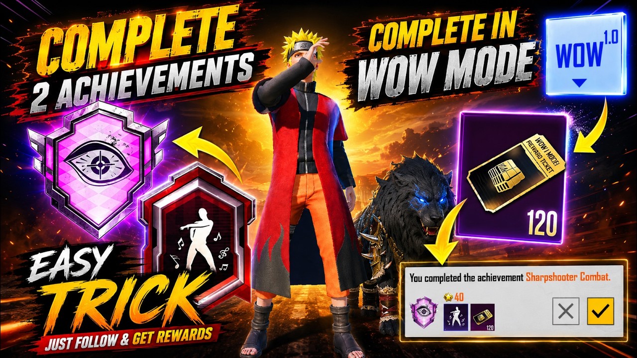 Easy Way For 120 Free Premium Crates | Complete 2 Achievements And Get Free Title And Premium Crates