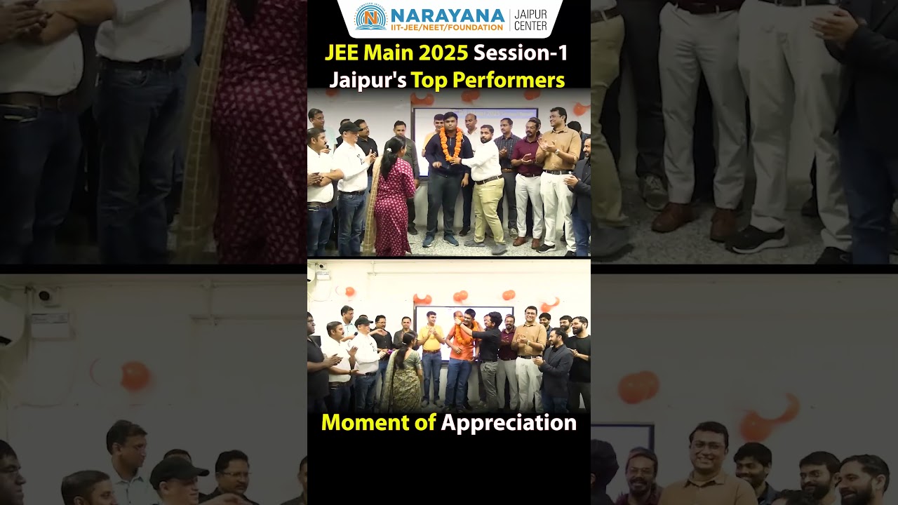Moment of Appreciation for Jaipur&rsquo;s Top Performers &ndash; JEE Main 2025 Session 1!