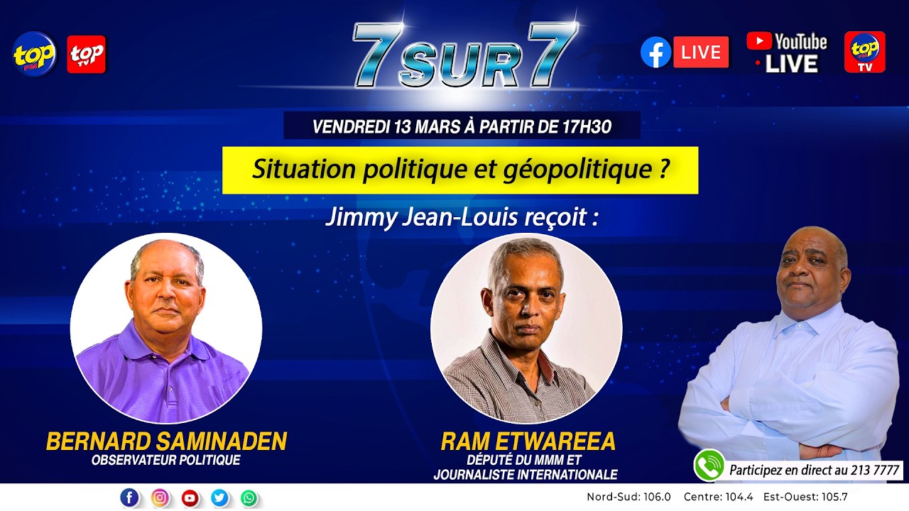 7 Sur 7: Situation politique et géopolitique ?