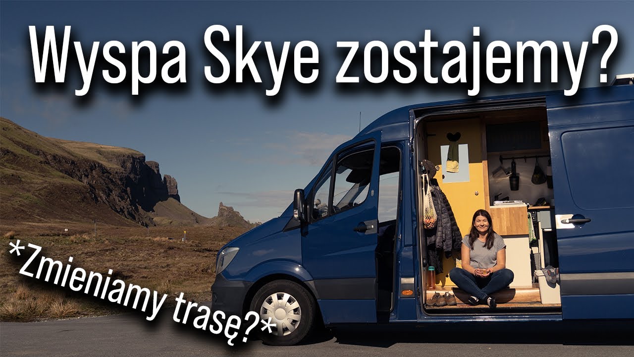 Szkocja Wyspa Skye. The Quiraing. Wodospad Mealt. Kilt Rock. Vanlife Szkocja #36