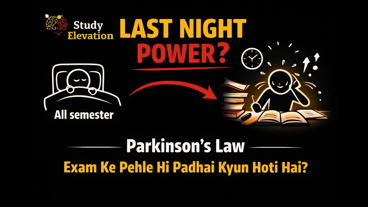 Why Your Brain Becomes Powerful One Night Before Exams (Parkinson's Law)