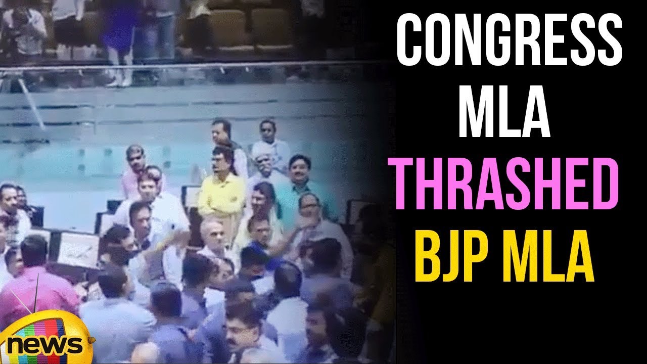Congress MLA Thrashed BJP MLA In Gujarat Assembly | Mango News
