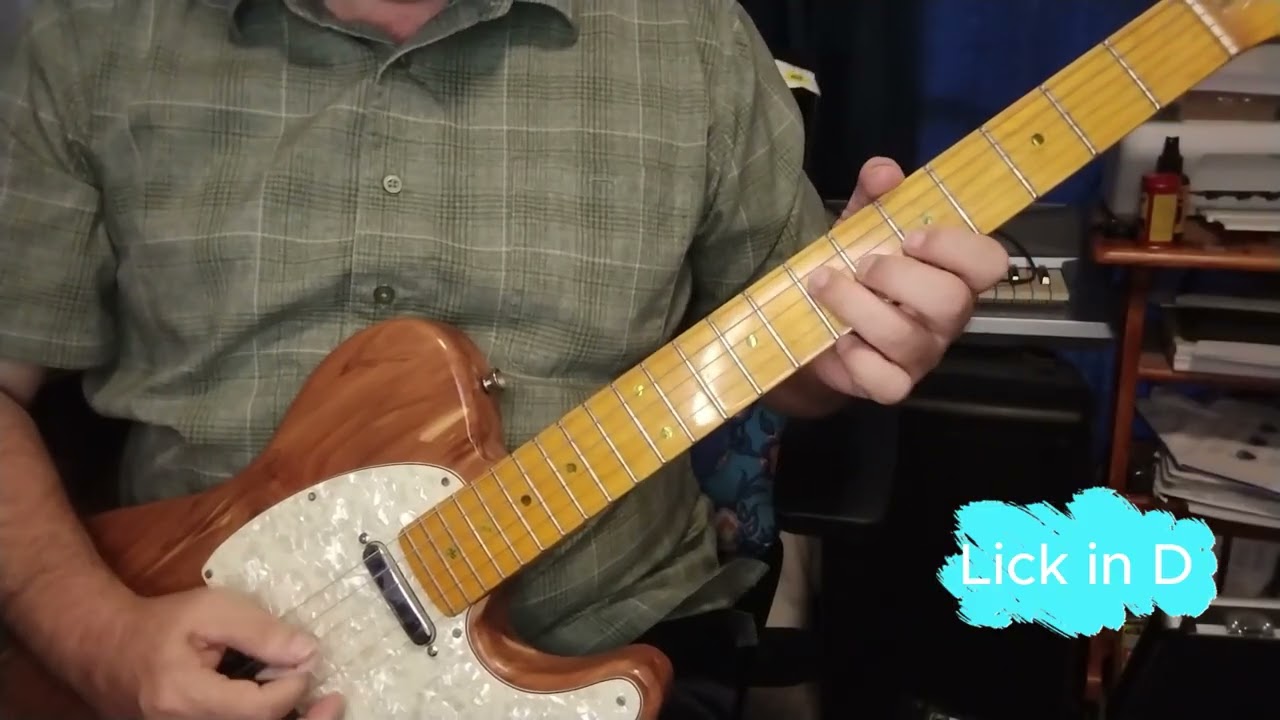 🎸 Country Gospel Guitar Lick in D – Great for Kickoffs & Turnarounds! 🙌