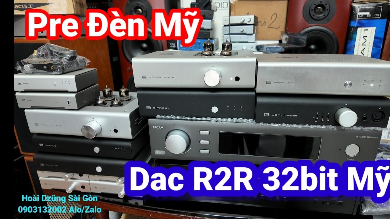 💥 Giải mã Mỹ R2R 32bit Schiit Bifrost Multibit + Pre đèn Valhalla 2 nghe Tết 🐎 Dzũng SG 0903132002