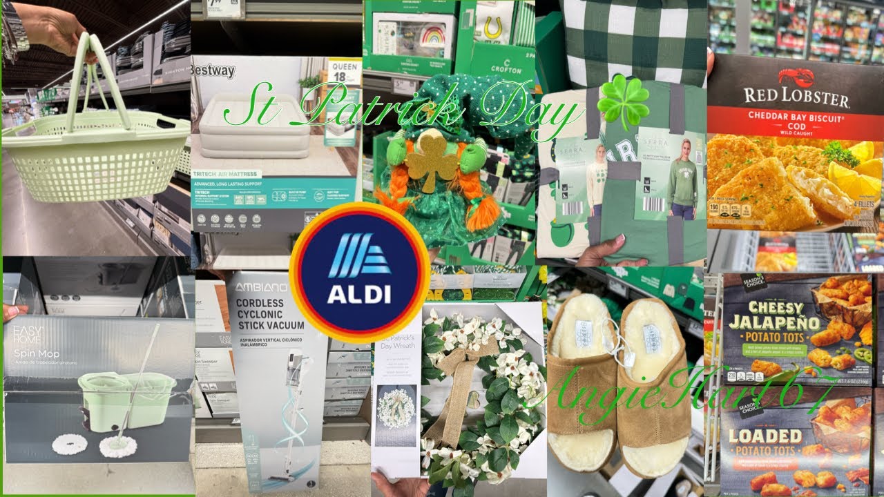 ALDI 🍀 ST PATRICK DAY. NEW WEEKLY FINDS!! #groceryshopping #stpatricksday2026  @AngieHart67 