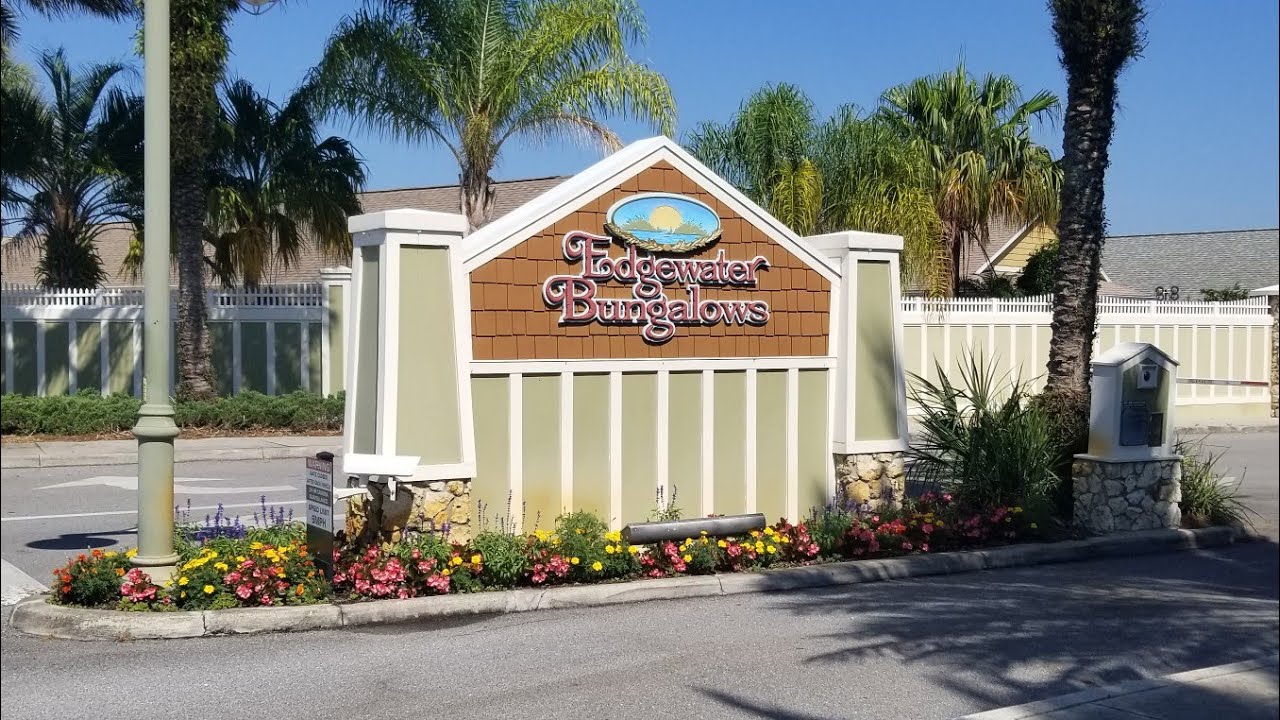 Drive Through Tour of Edgewater Bungalows at Lake Sumter Landing in The Villages FL.