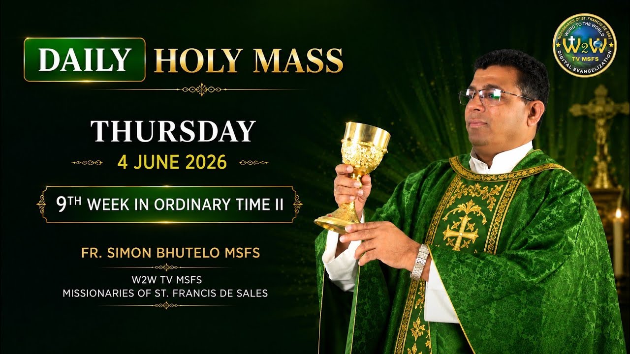 THURSDAY HOLY MASS | 4 JUNE 2026 | 8TH WEEK IN ORDINARY TIME II by Fr  Simon #holymasstoday