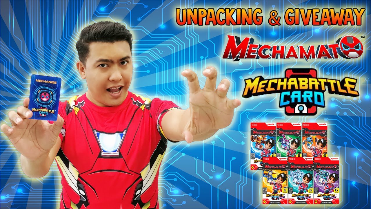 [GIVEAWAY] IMAGINE ! BUILD ! BATTLE ! - Mechamato MechaBattle Card - Capture - Unpacking & Review